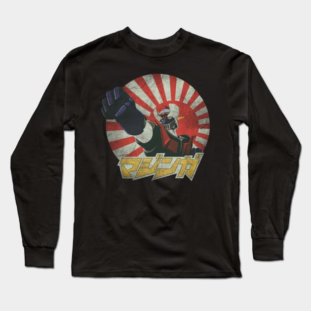 Mazinger Z Anime Retro Vintage Long Sleeve T-Shirt by Arturo Vivó